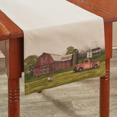 Life On Farm Table Runner - 14x42 Park Designs - The Fox Decor